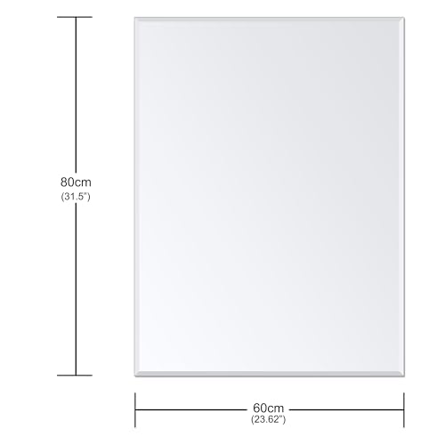 Frameless Bathroom Mirror for Wall view 3