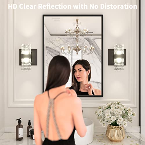 LOAAO 22"X30" Black Rectangle Bathroom view 2