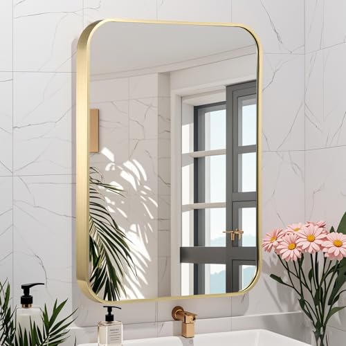 JENBELY 24x36 Inch Gold Bathroom view 2