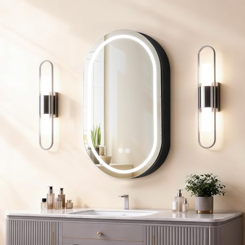Janboe Oval Medicine Cabinet with
