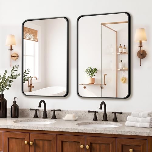 FICTOR Bathroom Mirror 2 Pack