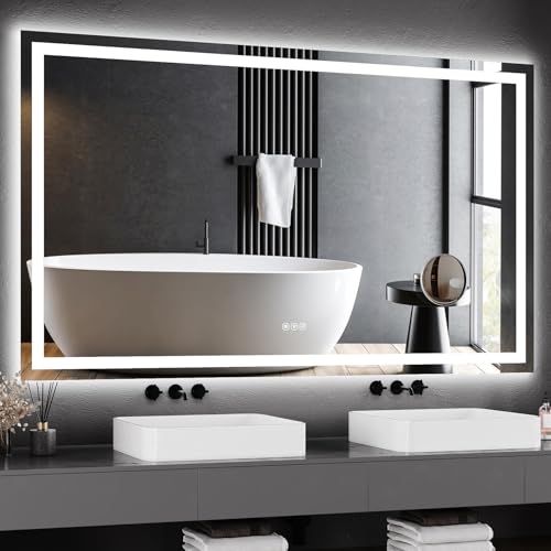 GarveeHome 60x36 LED Bathroom Mirror