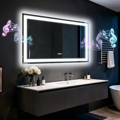 Olyvren 40"x28" LED Bathroom Mirror