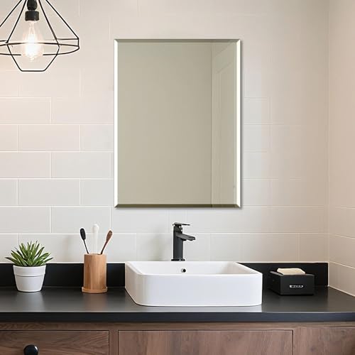 Frameless Bathroom Mirror for Wall view 2