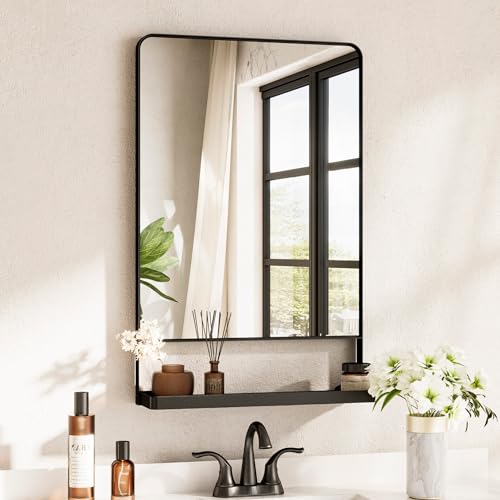 TETOTE Black Metal Framed Vanity