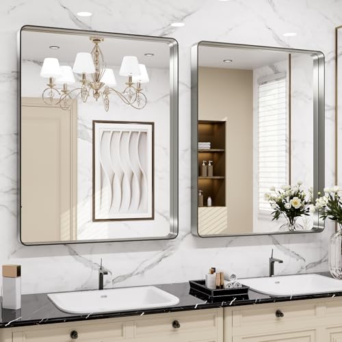 LOAAO 24X36 Inch Brushed Nickel view 4