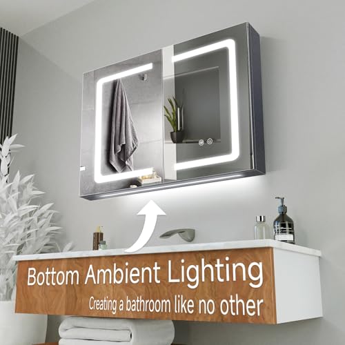Black Bathroom Mirror Medicine Cabinets view 5