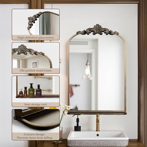 deerlove Traditional Arched Mirror with view 5