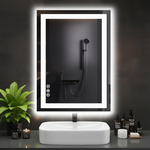 DUMOS 24.1"x32.1" LED Bathroom Mirror