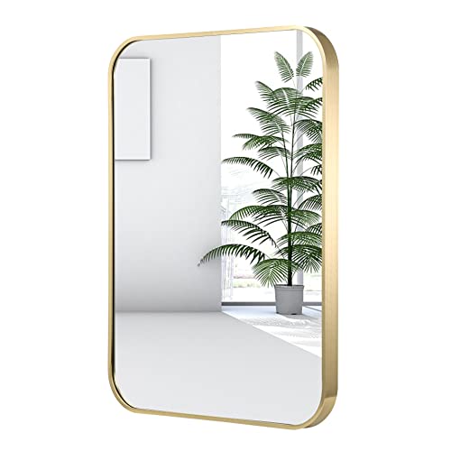 JENBELY 24x36 Inch Gold Bathroom