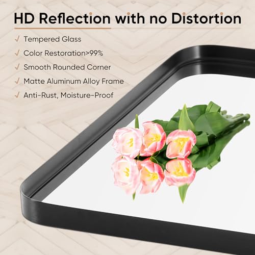 DUMOS Black Metal Framed Vanity view 3