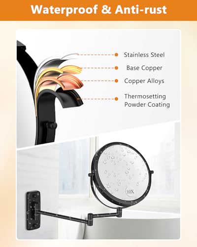 Wall Mounted Makeup Mirror - view 5