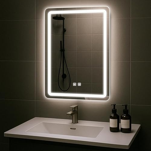 JOHALXER LED Bathroom Mirror 20x28
