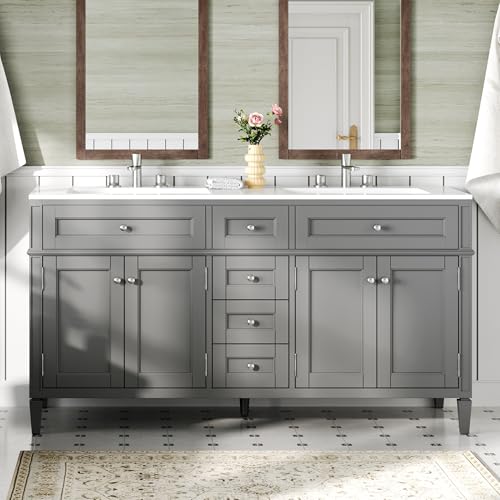AMERLIFE 60″ Bathroom Vanity with