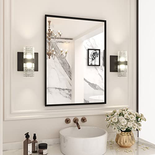 LOAAO 22"X30" Black Rectangle Bathroom view 3