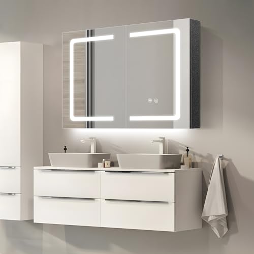 Black Bathroom Mirror Medicine Cabinets view 2