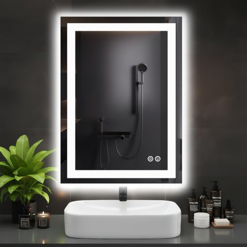DUMOS 24.1"x32.1" LED Bathroom Mirror