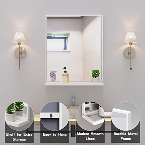 ANYHI 20"x24" Bathroom Wall Mirror view 3