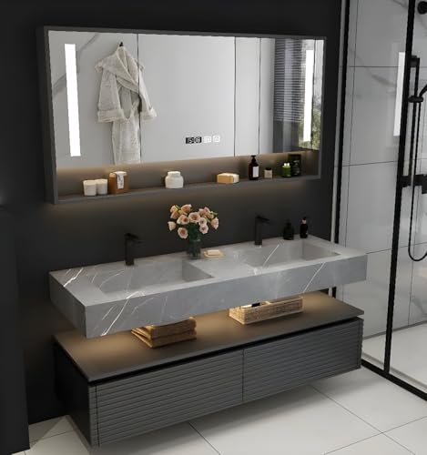 60IN Bathroom Vanity with Double