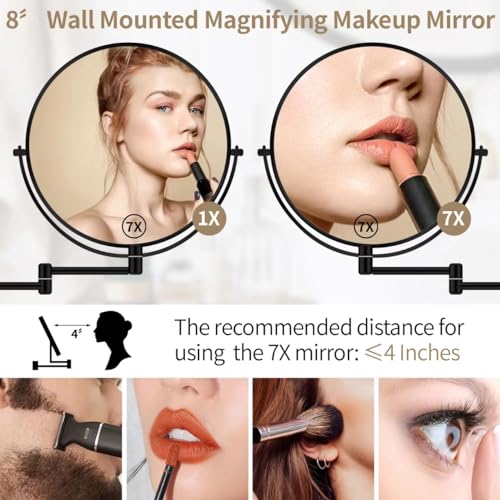 BTremary 8” Wall Mounted Magnifying view 2