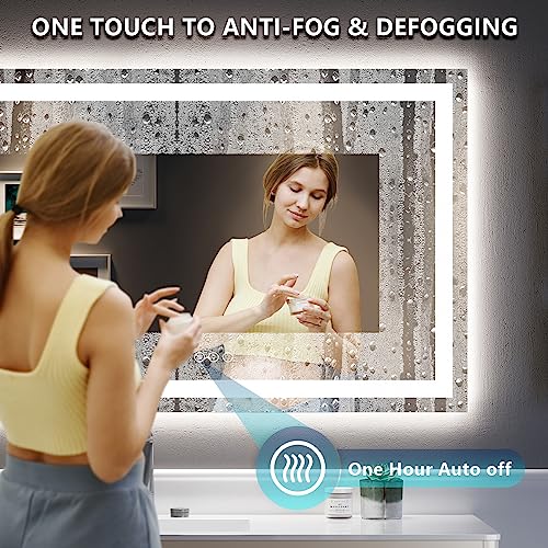 YEELAIT 60x36 Inch LED Bathroom view 5