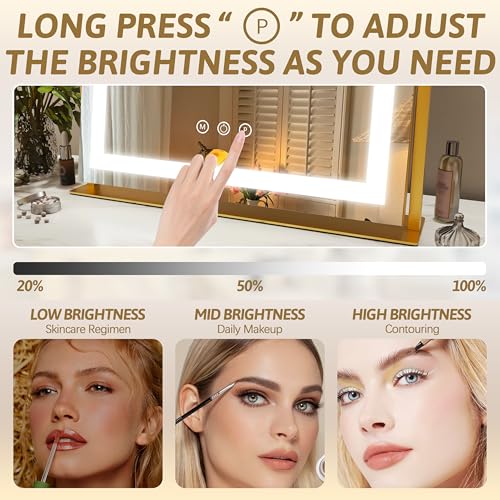 ROLOVE Vanity Mirror with Lights view 4