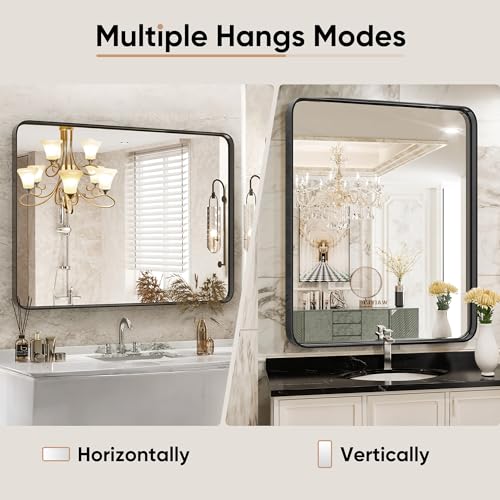 DUMOS Black Metal Framed Vanity view 4