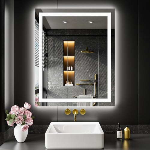 LOAAO 28"X36" LED Bathroom Mirror