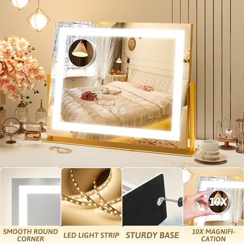 ROLOVE Vanity Mirror with Lights view 5