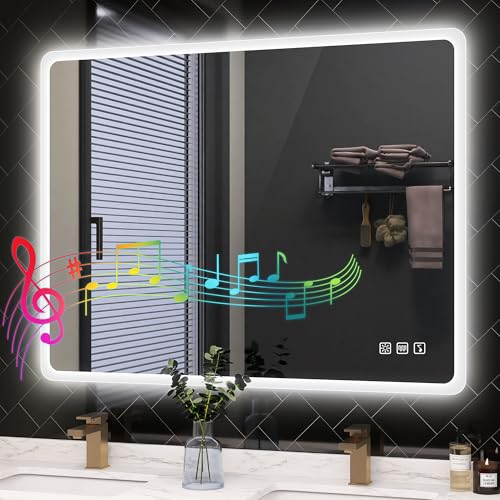 STARLEAD 28"x36" LED Bathroom Mirror