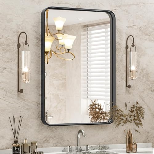 DUMOS Black Metal Framed Vanity
