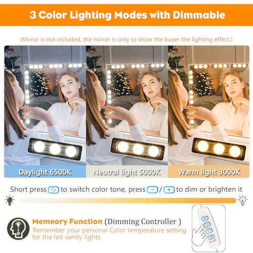 DLOMT Vanity Lights for Mirror view 2