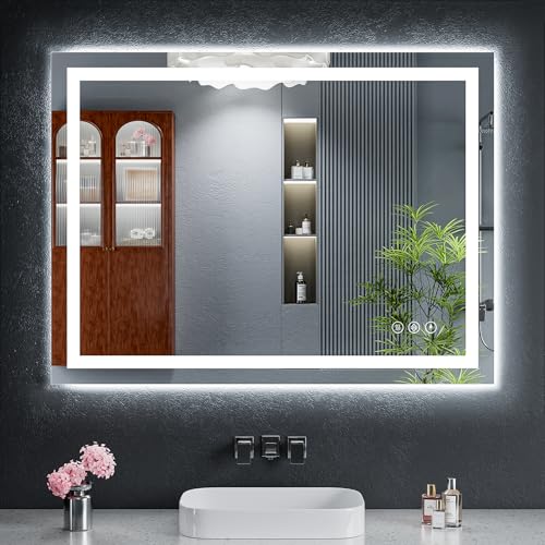 40"x30" LED Bathroom Mirror with