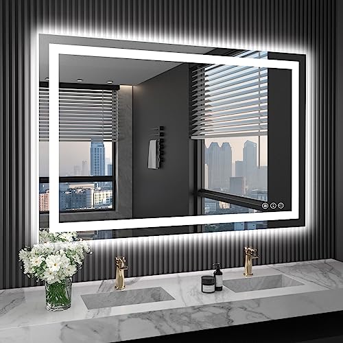 LOAAO 40X32 LED Bathroom Mirror