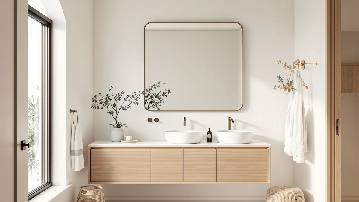 Framed vs Frameless Mirror comparison